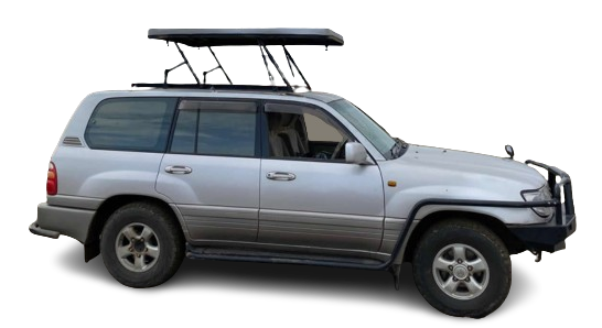 v8 car rental uganda with popup roof