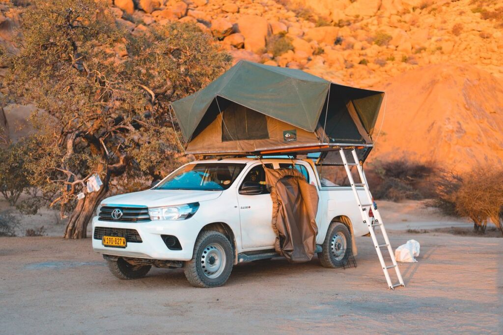why rent a toyota Hilux with a rooftop tent