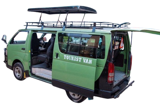 safari van with a pop up roof