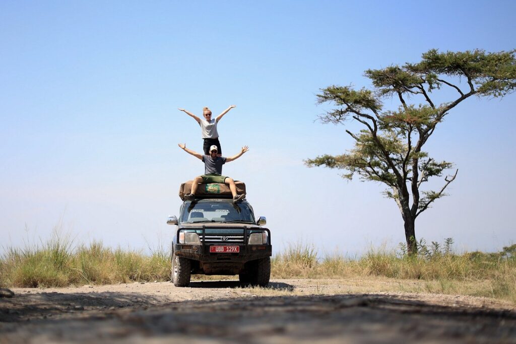 cheap TX land cruiser with rooftop tent