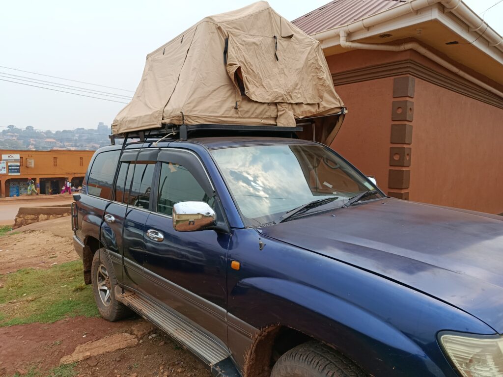 why choose a land Cruiser GX Rental Uganda with a rooftop tent
