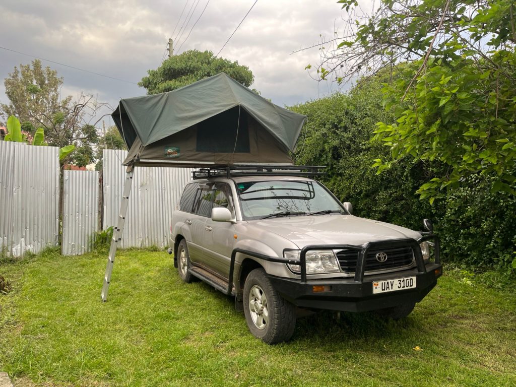 cheap car rental entebbe with rooftop tent