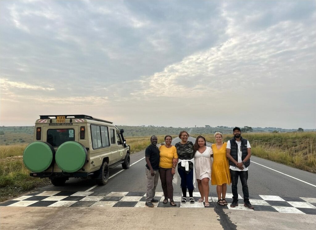 Safari land cruiser with driver