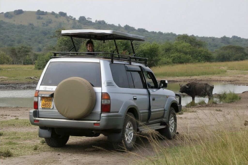 prado (TX/TZ) with popup roof rental in uganda